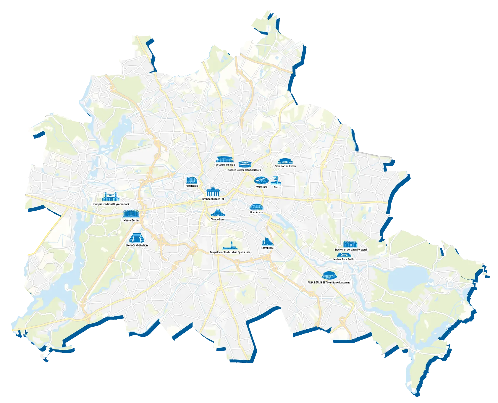 Olympia Berlin-Sportstätten Übersicht